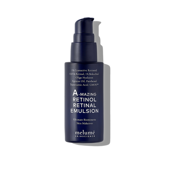 Ночная Микроэмульсия с Ретиноидом и Ретиналем Melumé Skinscience A-Mazing Retinol Retinal Micro Emulsion 30 мл Ночная Микроэмульсия с Ретиноидом и Ретиналем Melumé Skinscience A-Mazing Retinol Retinal Micro Emulsion 30 мл
